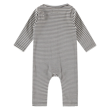 Babyface baby suit ebony stripes