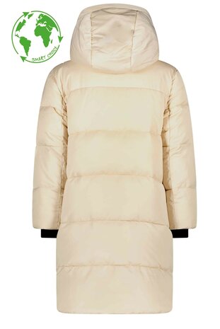 Like FLO W22 girls parelmoer kleurige jacket lang